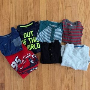 Boys long sleeve shirt bundle 4T